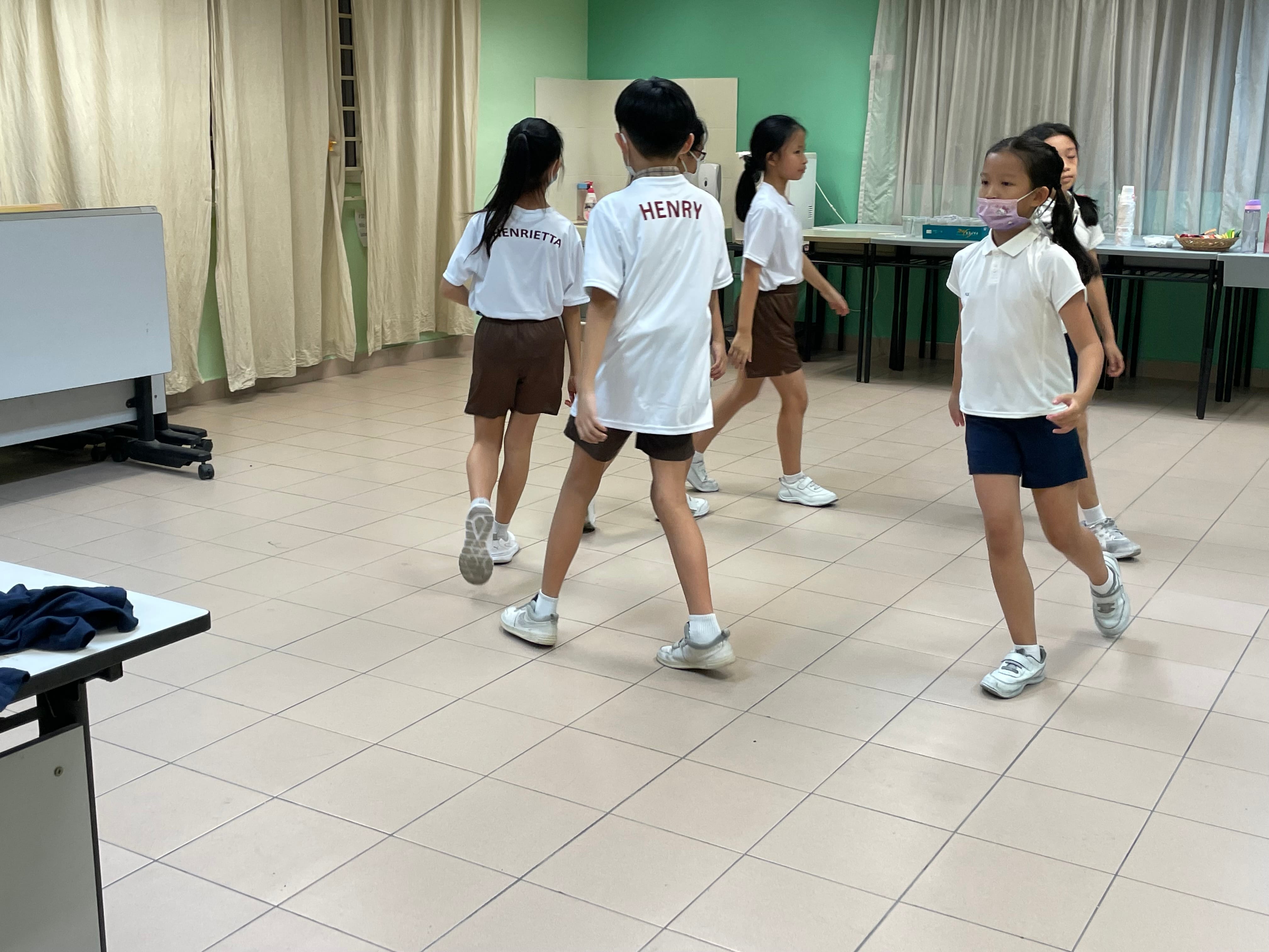 Contemporary Dance members practicing
